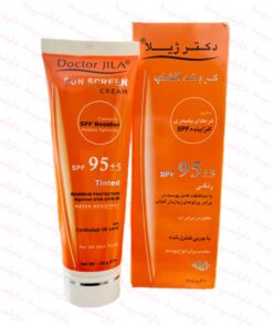 کرم ضد آفتاب رنگی SPF95 دکتر ژیلا با بسته بندی