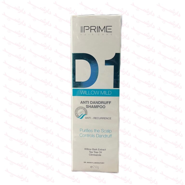 شامپو ضدشوره، برند پرایم، با خاصیت جلوگیری از بازگشت شوره، حجم 250 گرم