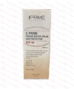 ضدافتاب فلوئید رنگی پرایم +SPF50 فیوژن واتر بژ طبیعی