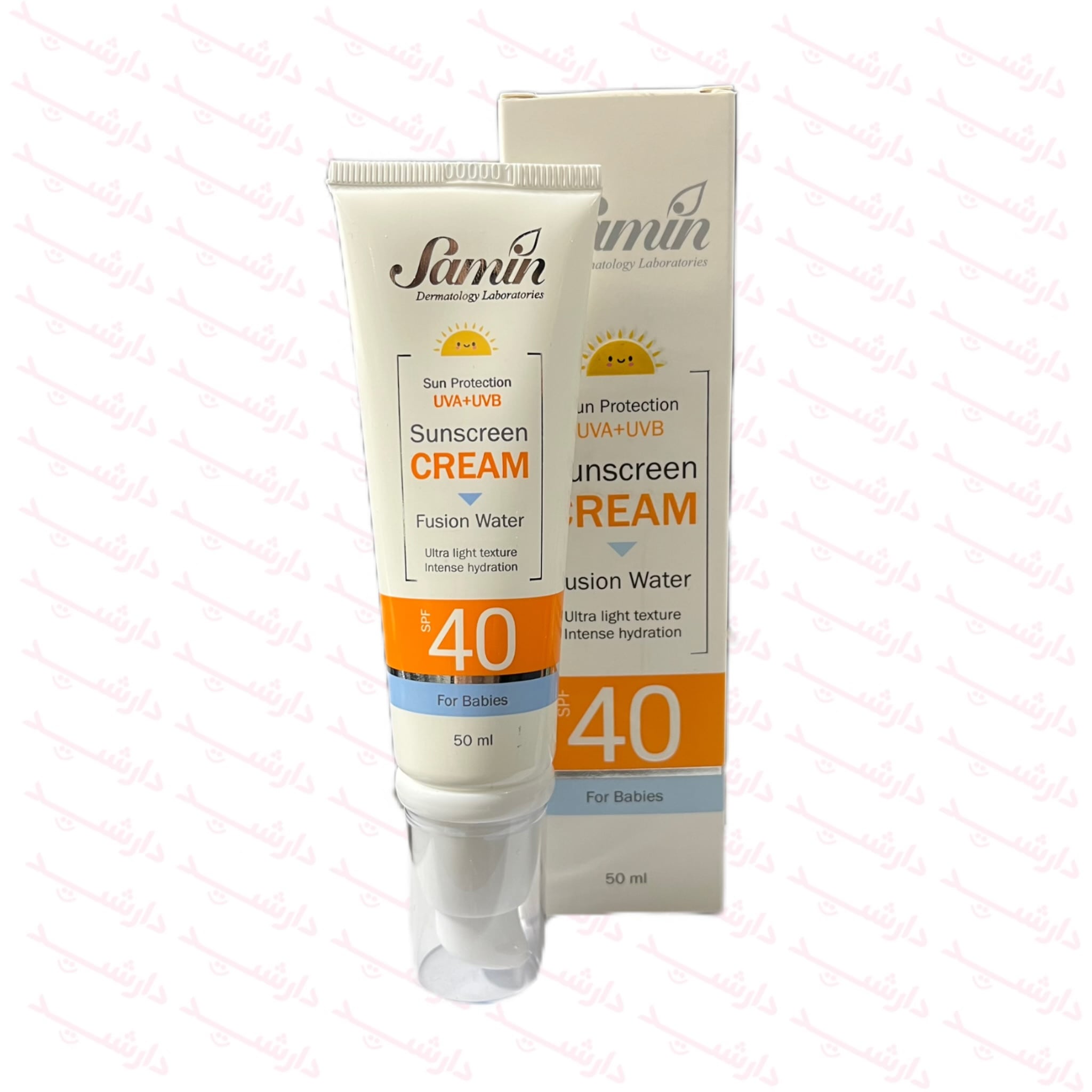 ضد آفتاب کودک ثمین فیوژن واتر SPF40