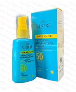 ضد آفتاب سینره آکوا فلوئید SPF50 بژ روشن مناسب انواع پوست