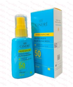 ضد آفتاب سینره آکوا فلوئید SPF50 بژ طبیعی انواع پوست