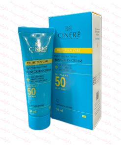 کرم ضد آفتاب سینره SPF50 بژ روشن مناسب پوست خشک
