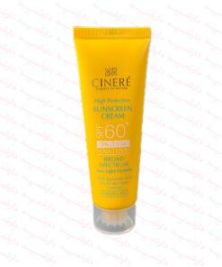 کرم ضد آفتاب SPF60 سینره بدون رنگ مناسب انواع پوست-2