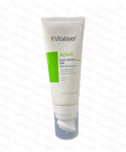 ژل شستشوی صورت اکتی ویت ویتالیر پوست چرب و مختلط با براش سیلیکونی