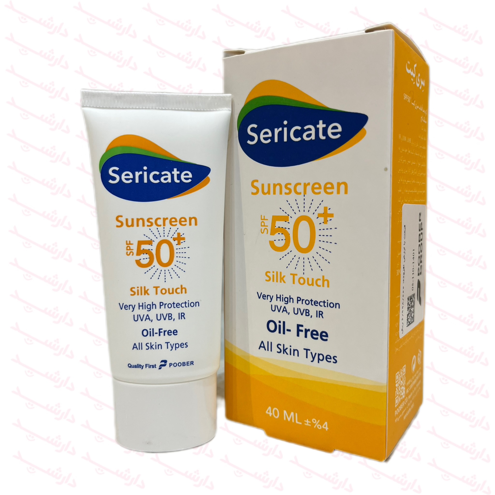 کرم ضد آفتاب SPF50 سری کیت سیلک تاچ 40 میلی لیتر