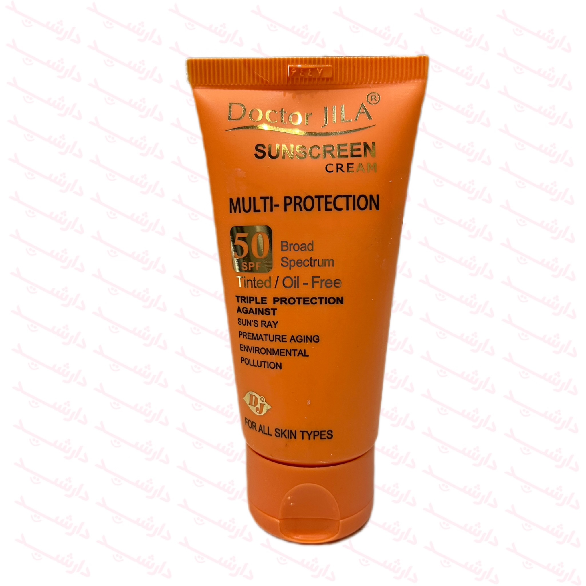 کرم ضد آفتاب مولتی_پروتکشن دکتر ژیلا SPF50 رنگ بژ طبیعی مناسب انواع پوست-2