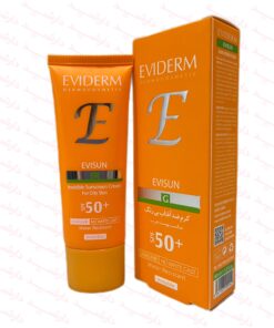 کرم ضد آفتاب اویدرم SPF50 بی رنگ مناسب پوست های چرب