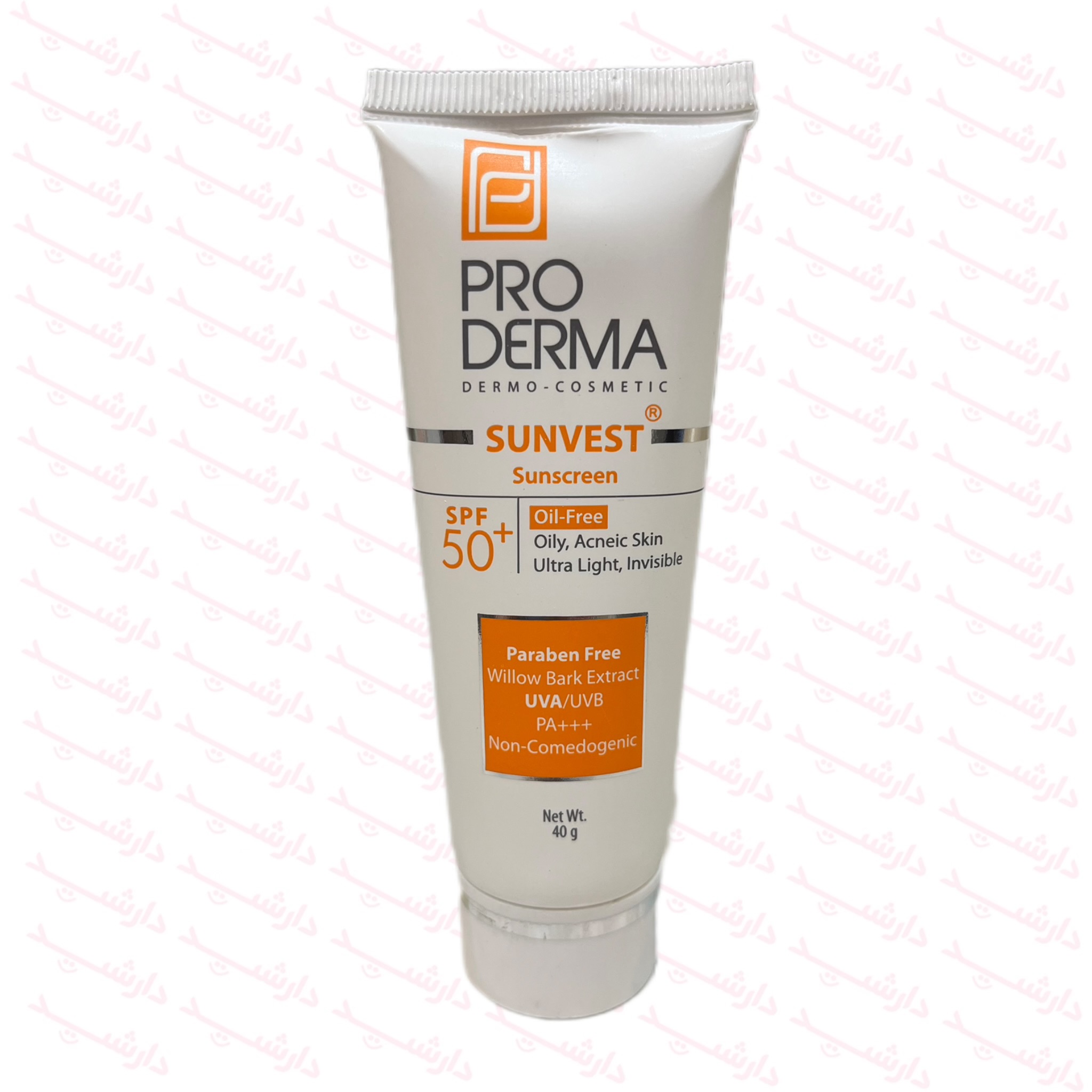 کرم ضد آفتاب پرودرما SPF50 فاقد چربی مناسب پوست چرب و جوشدار--2