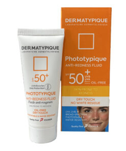 فلوئید ضد آفتاب بی رنگ پوست قرمز و حساس SPF50 درماتیپیک 40 میلی لیتر