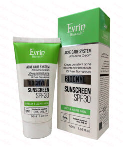کرم ضد آفتاب اورین بیوتک پوست چرب SPF30 بایوکنیل 50 میلی لیتر