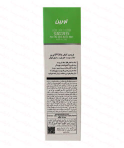 توضیحات کرم ضد آفتاب اورین بیوتک پوست چرب SPF30 بایوکنیل 50 میلی لیتر