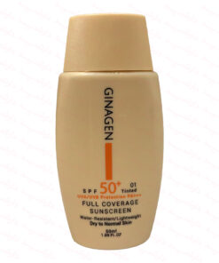 کرم ضدآفتاب ژیناژن SPF50 رنگ روشن مناسب پوست خشک و نرمال-2