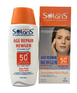 فلوئید ضد آفتاب و ضد چروک SPF50 سولاریس آردن مدل ایج ریپیر نیوژن 100 میلی لیتر بدون رنگ