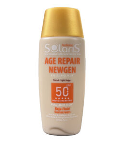 فلوئید ضد آفتاب و ضد چروک SPF50 سولاریس آردن مدل ایج ریپیر نیوژن رنگی رنگ بژ روشن 100 میلی لیتر-2