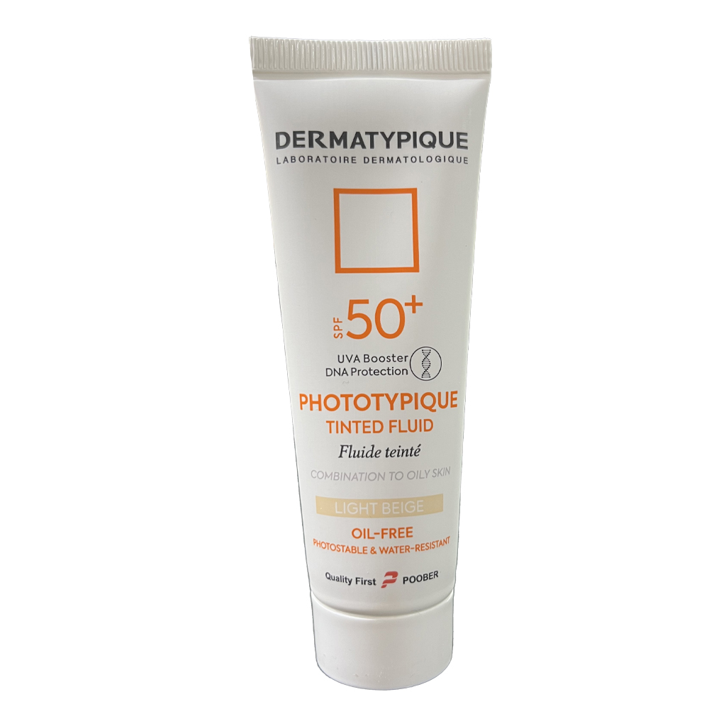 فلوئید ضد آفتاب درماتیپیک spf50 مناسب پوست چرب 50 میلی لیتر - رنگ روشن-2