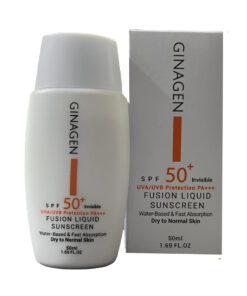 کرم ضدآفتاب بی‌رنگ ژیناژن +SPF50 مناسب پوست‌های خشک تا معمولی 50 میلی‌لیتر