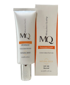 کرم ضد آفتاب ام کیو نرمال با SPF50 رنگی بژ طبیعی حجم 55 میلی لیتر