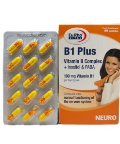 کپسول B1 پلاس یوروویتال بسته 60 عددی