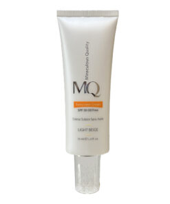 کرم ضد آفتاب فاقد چربی spf50 ام کیو رنگ بژ روشن مناسب پوست چرب حجم 55 میلی لیتر-2