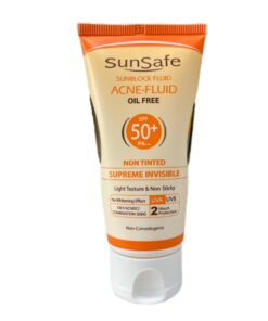 ضد آفتاب سان سیف بی رنگ SPF 50 فاقد چربی مناسب پوست‌ های چرب و جوش‌ دار-2