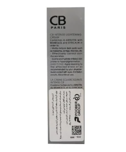 توضیحات کرم ضد لک و روشن کننده سی بی پاریس مدل INTENSE LIGHTENTING مناسب انواع پوست حجم 30 میل