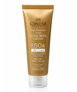 کرم ضد آفتاب رنگی بژ طبیعی SPF50 سینره 50 میلی لیتر