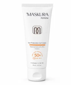 ژل کرم ضدآفتاب با SPF50 ماسکورا مناسب پوست چرب حجم 50 میلی لیتر