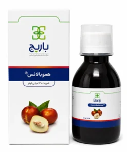 شربت هموبالانس عناب باریج اسانس ۱۲۰ میلی‎ لیتر با جعبه