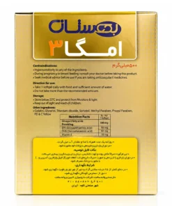 توضیحات سافت ژل امگا 3 بهستان 500 میلی گرم 30 عددی
