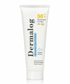 کرم ضد آفتاب بی رنگ درمالوگ +SPF50 پوست خشک 50 میلی لیتر