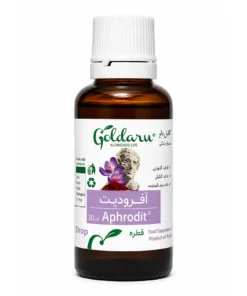بطری قطره گیاهی آفرودیت گل دارو 30 میلی لیتر